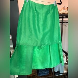 Anthropologie Elegant Green Women's Skirt